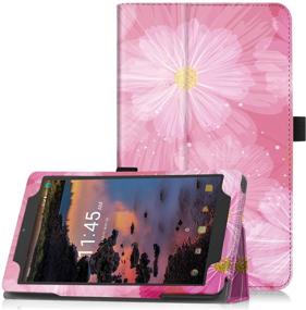 img 4 attached to Famavala LoveFlower Case Cover for T-Mobile Alcatel Joy Tab 2019 / 3T 2018 / A30 2017 Tablet (8-inch)