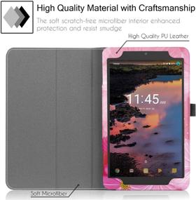 img 1 attached to Famavala LoveFlower Case Cover for T-Mobile Alcatel Joy Tab 2019 / 3T 2018 / A30 2017 Tablet (8-inch)