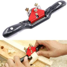 img 4 attached to Enhance Your Woodworking Projects with Swpeet Adjustable SpokeShave's Perfect Performance