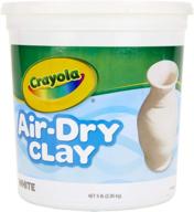 🎨 crayola natural white modeling bucket: unleash creativity with organic white clay kit logo