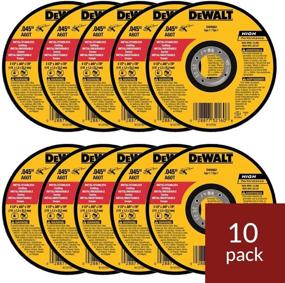 img 2 attached to 💥 DEWALT DW8062-10 4-1/2" Metal Angle Grinder Thin Cutoff Wheel (10 Pack)