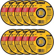 💥 dewalt dw8062-10 4-1/2" metal angle grinder thin cutoff wheel (10 pack) logo