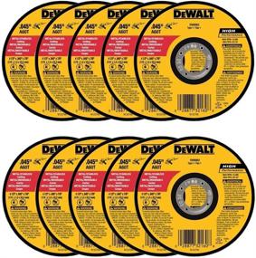 img 3 attached to 💥 DEWALT DW8062-10 4-1/2" Metal Angle Grinder Thin Cutoff Wheel (10 Pack)