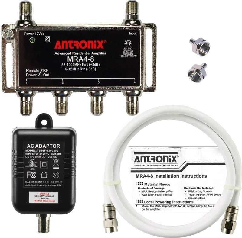 cable internet amplifier splitter terminators 로고