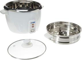 img 3 attached to 🍚 OYAMA Stainless 16-Cup Rice Cooker with Stainless Steel Inner Pot and Steamer Tray