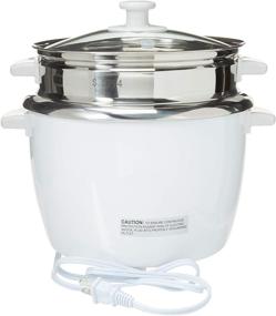 img 2 attached to 🍚 OYAMA Stainless 16-Cup Rice Cooker with Stainless Steel Inner Pot and Steamer Tray