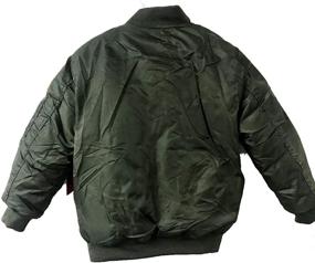 img 2 attached to OYSTERBOY Flight Military 125Cm（8T） Replica Boys' Clothing: Authentic Style for Young Adventurers