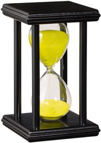 img 2 attached to ⏳ KSMA Hourglass 5 Minutes Sand Timer: Stylish Wooden Frame Sandglass for Accurate Timekeeping