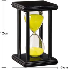 img 1 attached to ⏳ KSMA Hourglass 5 Minutes Sand Timer: Stylish Wooden Frame Sandglass for Accurate Timekeeping