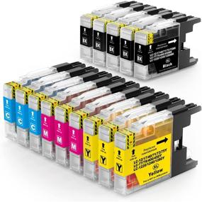 img 4 attached to 🖨️ Ink4U LC75 LC71 Compatible Ink Cartridge Replacement for Brother LC75 LC71 LC79 XL - Ideal for MFC-J6510DW MFC-J6910DW MFC-J6710DW MFC-J425W MFC-J280W Printers - 14 Pack (5 Black, 3 Cyan, 3 Magenta, 3 Yellow)