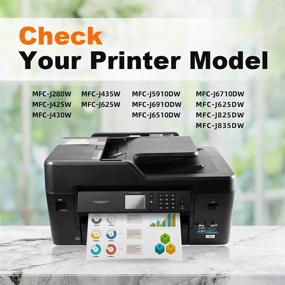 img 3 attached to 🖨️ Ink4U LC75 LC71 Compatible Ink Cartridge Replacement for Brother LC75 LC71 LC79 XL - Ideal for MFC-J6510DW MFC-J6910DW MFC-J6710DW MFC-J425W MFC-J280W Printers - 14 Pack (5 Black, 3 Cyan, 3 Magenta, 3 Yellow)