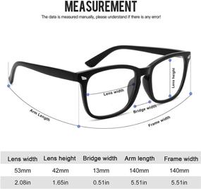 img 2 attached to Protect Your Eyes with STORYCOAST 3 Pack Blue Light Blocking Glasses for Computer Gaming - Unisex Square Anti Eye Fatigue Glasses