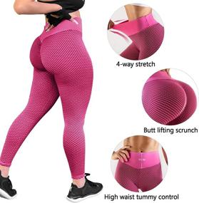 img 3 attached to Revive Your Workout with OUDOTA Tiktok Butt Leggings - Ultimate Scrunch Butt Leggings for Women, High Waisted Yoga Pants for a Lifting Experience!