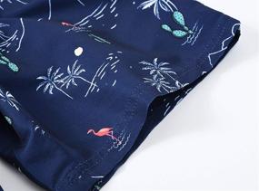 img 1 attached to 🩳 Stylish Akula Boys' Swim Trunks: Printed Beach Board Shorts with Convenient Pockets
