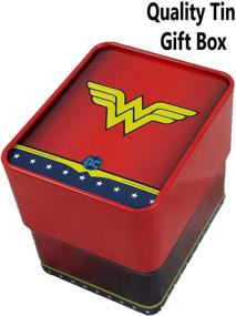 img 1 attached to Часы Wonder Woman из белого каучука с корпусом из розового золота - WOW5006