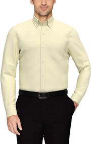 img 2 attached to Tailored Fit Pinpoint Men's Clothing and Shirts by Amazon Brand