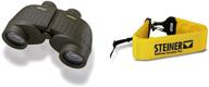 🔭 steiner 7x50 military marine binoculars 2038 with clic-loc float strap by steiner logo