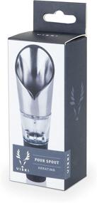 img 1 attached to 🥃 Whisky Stainless Steel Aerating Pour Spouts, 3.75 inches, Silver