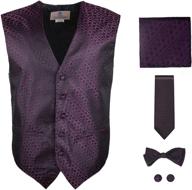 x large boys' accessories - neckties: formal patterned cufflinks handkerchief logo