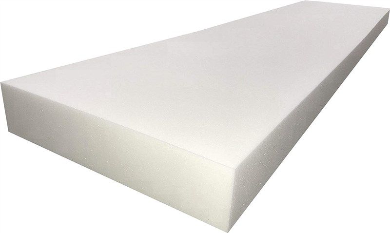 FoamTouch 1x24x120HDF1.8 Upholstery Foam, 1 x 24 x 120, White
