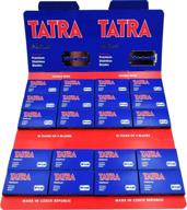 🪒 pack of 100 tatra platinum double edge razor blades logo