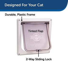 img 2 attached to 🐱 PetSafe Small White Cat Flap: Easy Access Solution for Your Feline Companion