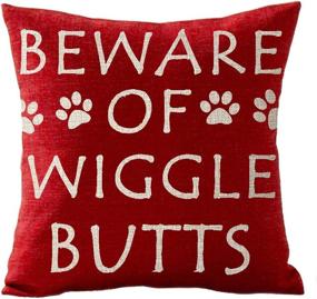 img 2 attached to Beware Wiggle Cushion Декоративная спальня