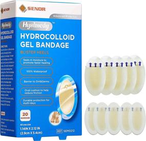 img 4 attached to 🩹 Hysimedy Hydrocolloid Gel Bandages: 20 ct, Waterproof & Long-Lasting Blister Pads for Feet Heel Protection – Fast Healing & Sensetive Skin Foot Blister Treatment