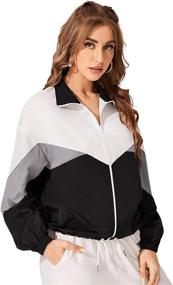 img 1 attached to SweatyRocks Womens Casual Lightweight Bomber