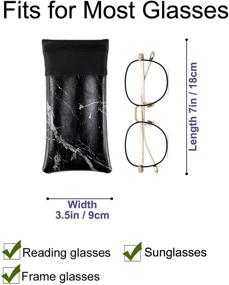 img 1 attached to Sunglasses Goggles Lanyard Leather Eyeglass Men's Accessories for Sunglasses & Eyewear Accessories