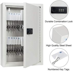 img 2 attached to Optimize Your Space with Sumerfnt Cabinet Storage Combination in Off White