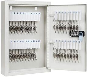 img 4 attached to Optimize Your Space with Sumerfnt Cabinet Storage Combination in Off White
