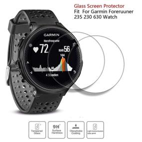 img 3 attached to 🔌 JIUJOJA Garmin Forerunner 235 Charger, Charging Clip Sync Data Cable and 2Pcs Free HD Tempered Glass Screen Protector - Replacement Charger for Garmin Forerunner 235 Smart Watch