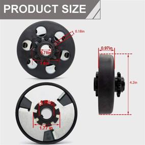 img 2 attached to Centrifugal Clutch Predator Lawnmower 2 6 5HP