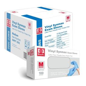 img 1 attached to Latex-Free & Powder-Free Vinyl Exam Gloves - Medium Size (Case of 1,000) - BMPF-3002