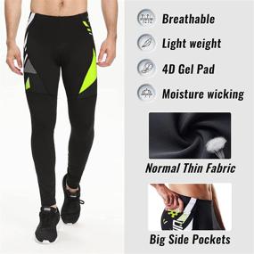 img 3 attached to Cycling Legging Pockets Outdoor Bicycle Sports & Fitness for Cycling
