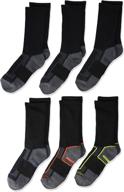 🧦 fruit of the loom boy's coolzone cushioned socks - pack of 6 pairs логотип