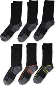 img 1 attached to 🧦 Fruit of the Loom Boy's Coolzone Cushioned Socks - Pack of 6 Pairs