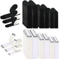72 pairs heavy duty large picture hanging strips – load up to 16 lbs – easy to open replacement strips – double sided adhesive tape for picture frames – 3 sizes (white & black) logo