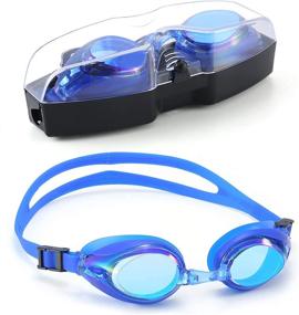 img 4 attached to Swimming Goggles BEEK Comfortable Silicone