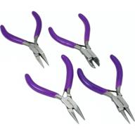 💍 compact jewelry tool set - 4-plier kit - ultra small size logo