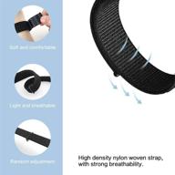 c2d joy compatible with garmin approach s20/s6/s5 watch band: premium sport mesh strap for golf watchband solution logo