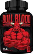 🐂 ultimate testosterone booster for men - bull blood male enhancing pills - enlargement supplement for high potency endurance, drive, and strength logo