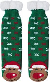 img 4 attached to 🦌 FunnyCoKid Christmas Non-Slip Toddler Reindeer Girls' Clothing