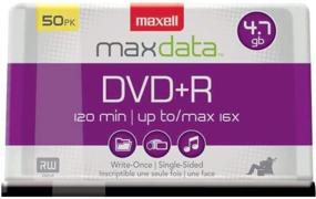 img 2 attached to 📀 Maxell MAX639013 DVD+R Recordable Media, 16x, 4.70 GB, 50 Pack Spindle Silver