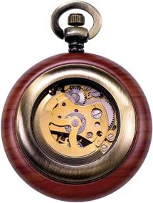 img 2 attached to Steampunk Skeleton Men's Watches - TREEWETO Automatic Mechanical