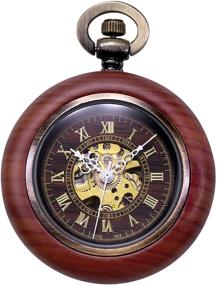 img 3 attached to Steampunk Skeleton Men's Watches - TREEWETO Automatic Mechanical