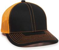 outdoor cap mesh trucker hat with structured design логотип