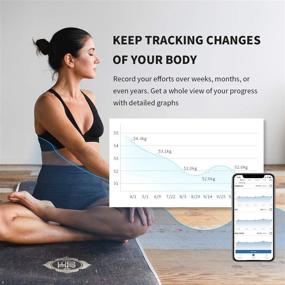 img 3 attached to 🔢 Nakewan Body Fat Scale: Smart BMI Digital Bathroom Health Weight Monitor with Wireless Connectivity and High Accuracy App - 400 lbs Capacity