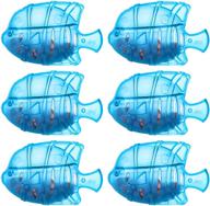 💦 grenerics 6pcs universal humidifier tank cleaner - efficiently cleans warm & cool mist humidifiers, fish tanks - compatible with drop, droplet, adorable - blue(6pack) logo